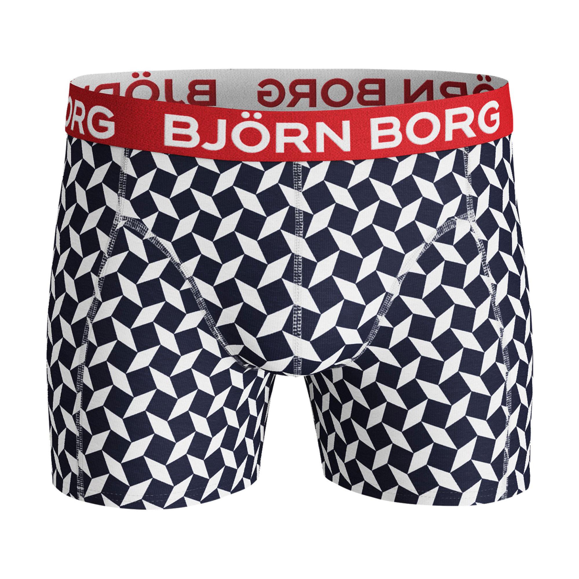 Two-Piece Square Print Boxers